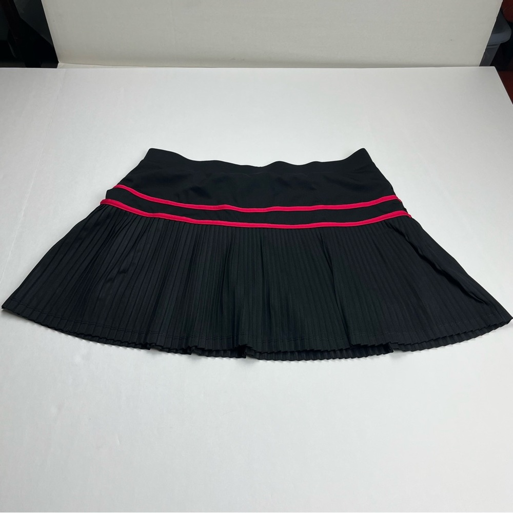 Tail Womens Size Large Black Pink Pleated Skort Tennis Golf Pickle Ball Athletic